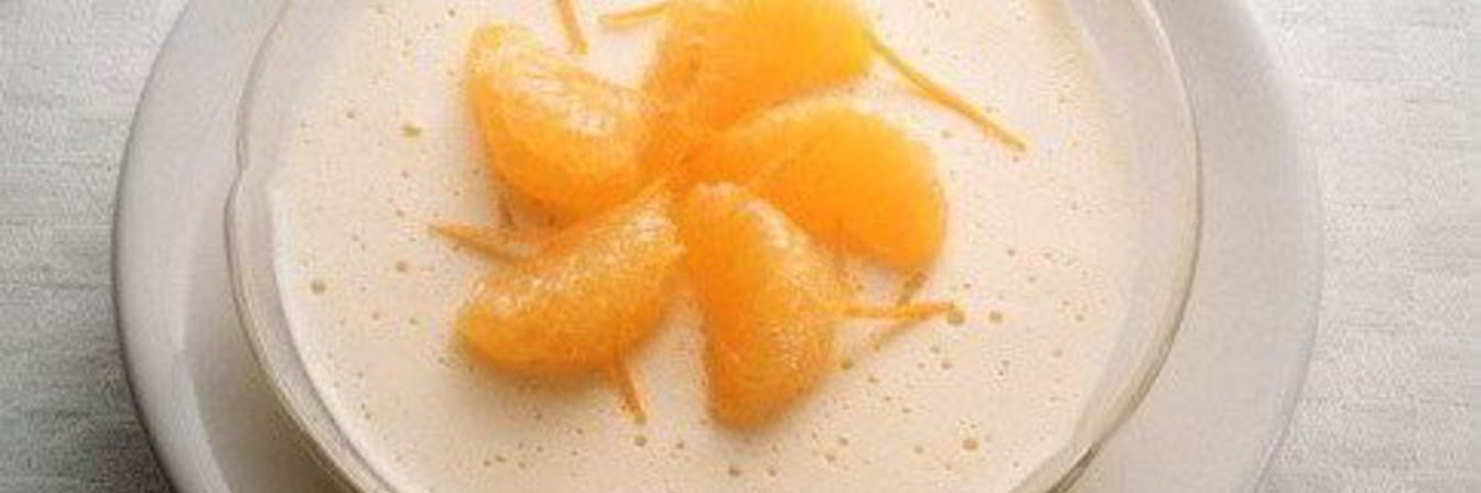 Яично-апельсиновый пудинг