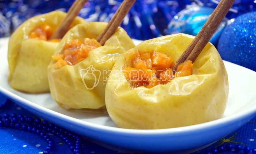 Рецепт запеченных яблок рождественских