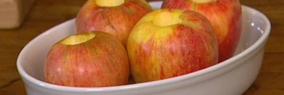 запеченные яблоки с коричневым сахаром