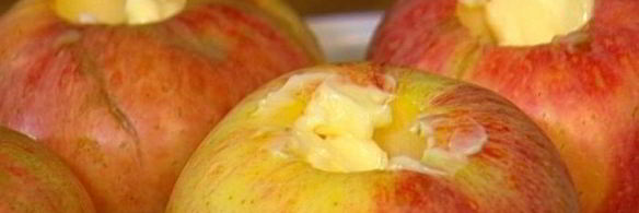 запеченные яблоки с коричневым сахаром