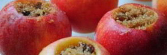 запеченные яблоки с сахаром