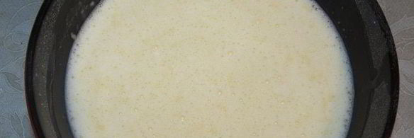 жареное молоко с карамелизированными яблоками