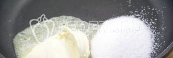 жареные бананы в карамели