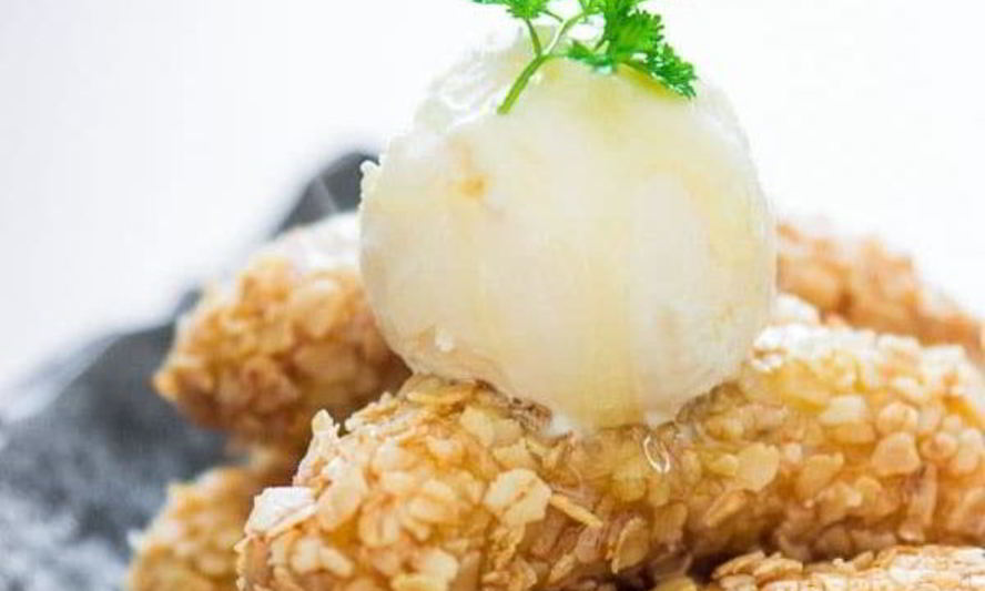 Рецепт жареных бананов в овсяных хлопьях