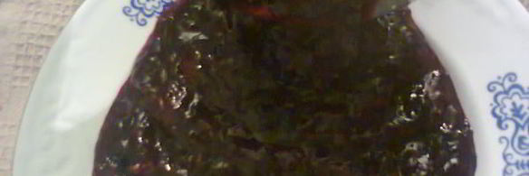 живое желе из черной смородины