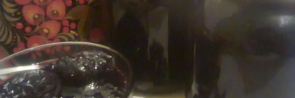 живое желе из черной смородины