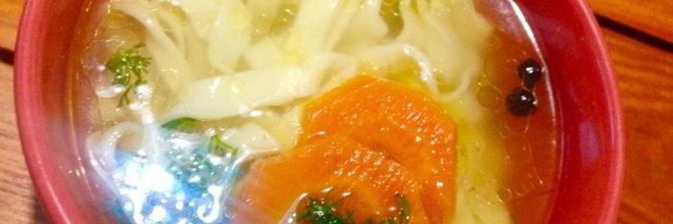 Домашняя лапша на желтках