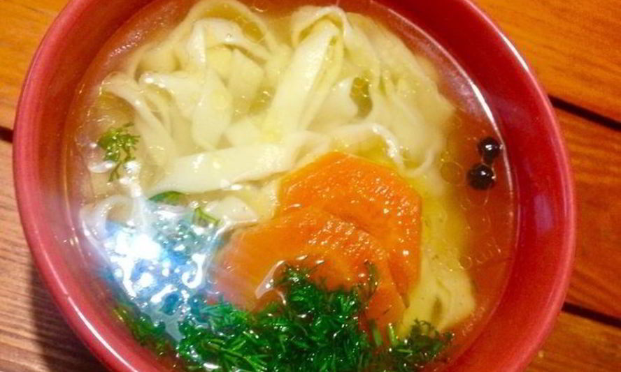 Рецепт домашней лапши на желтках