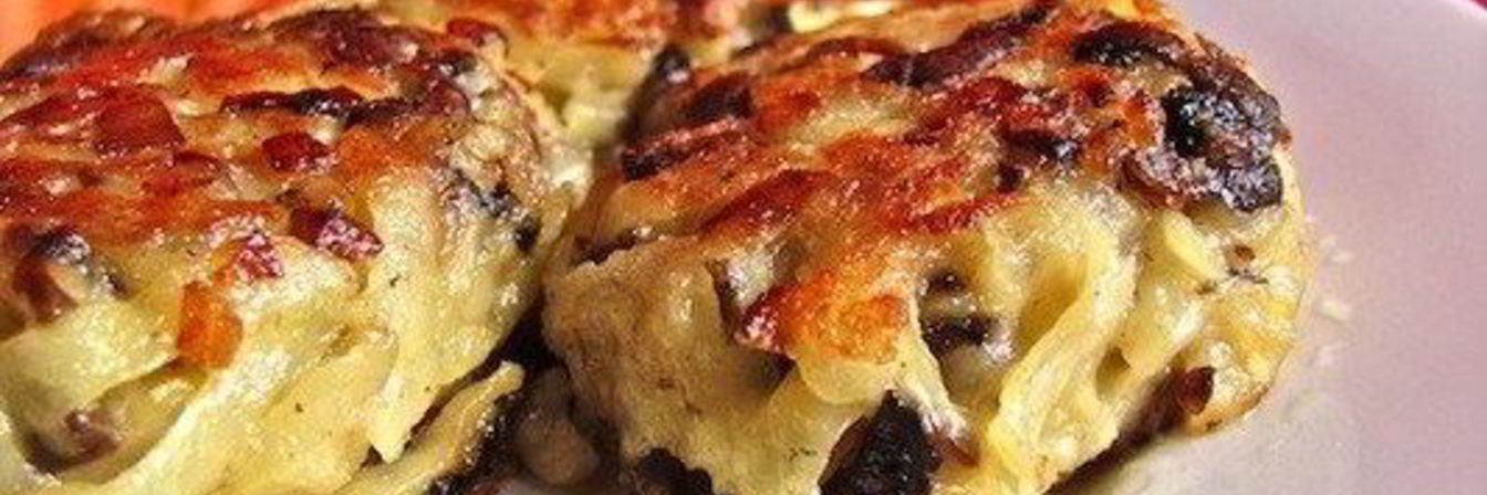 Драники с грибами