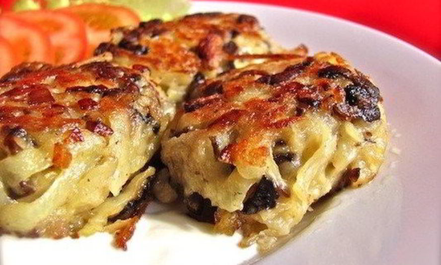 Рецепт драников с грибами