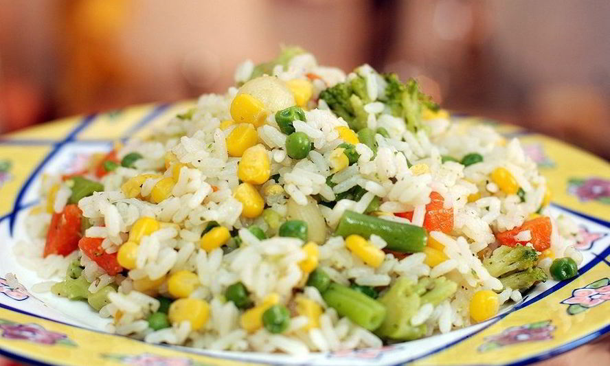 Рецепт гарнира из басмати и овощей