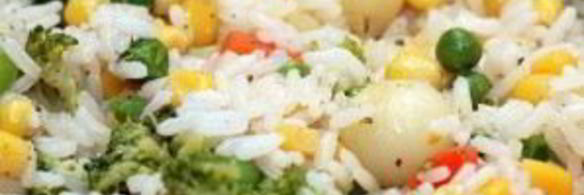 гарнир из басмати и овощей