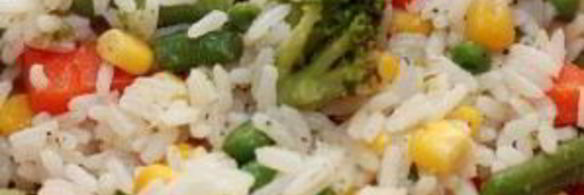 гарнир из басмати и овощей