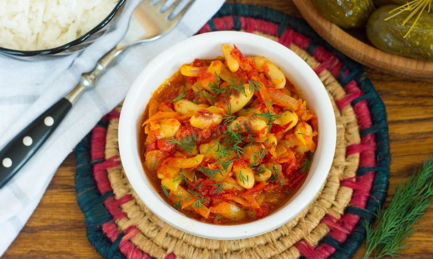 Рецепт гарнира из фасоли