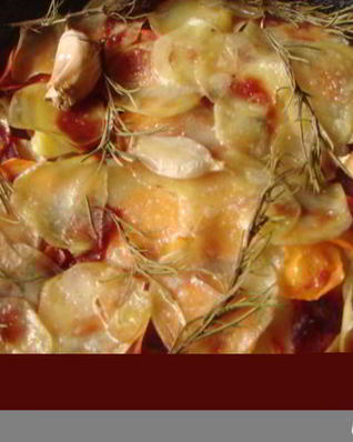 Гарнир из печеных овощей