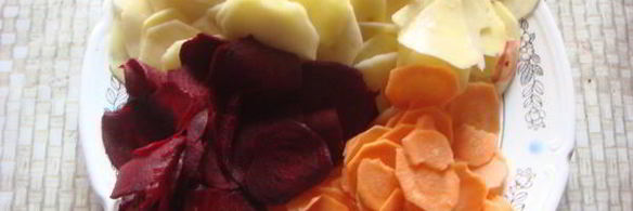 гарнир из печеных овощей