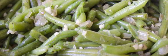 гарнир из стручковой фасоли