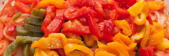 гарнир из запеченных перцев