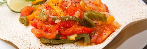 гарнир из запеченных перцев