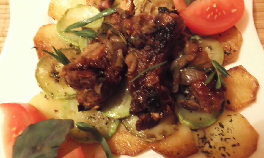 Рецепт гарнира к ребрышкам свиным