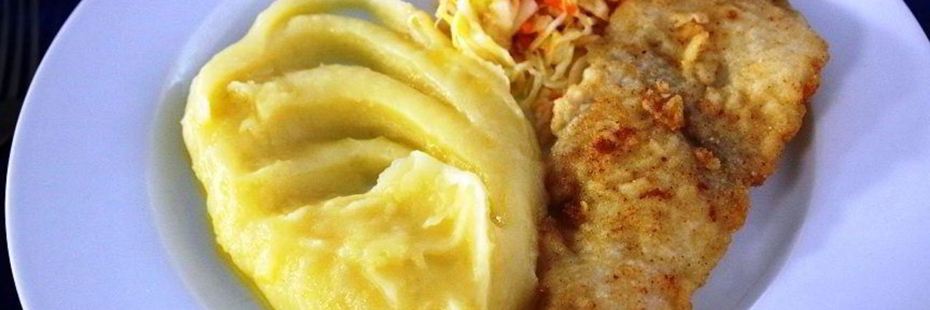 Гарнир к рыбе в кляре