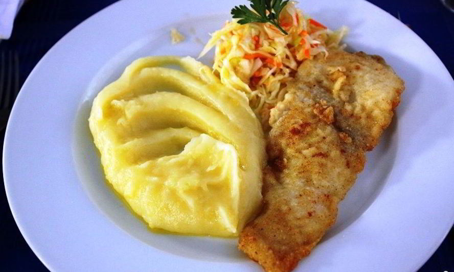 Рецепт гарнира к рыбе в кляре