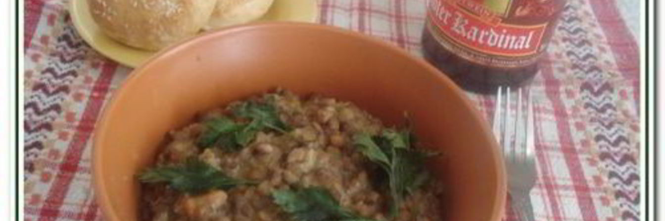 Чечевица с голубым сыром