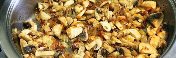 чечевица с грибами