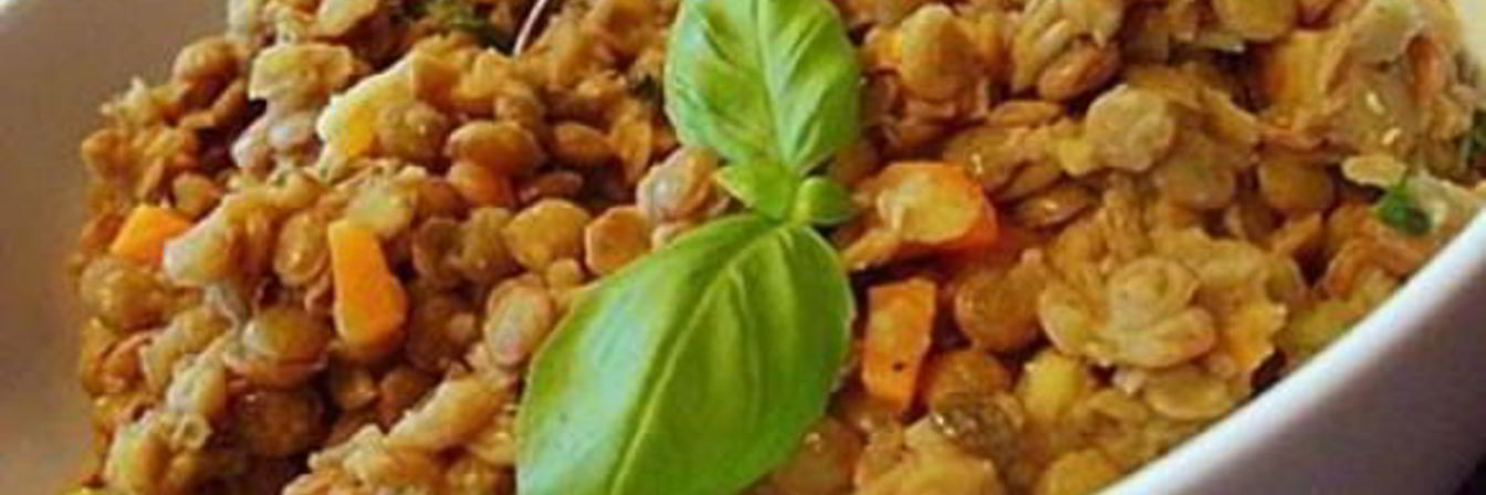 Чечевица с курицей в мультиварке