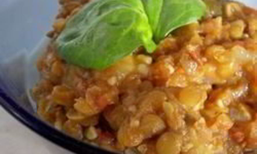 Рецепт чечевицы с помидорами и карри