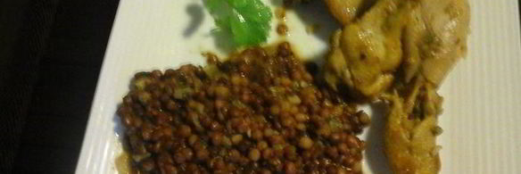 чечевица в соусе