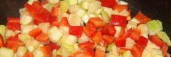 черный рис с креветками