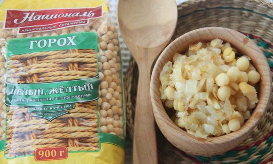 Рецепт горошницы с тушеными кореньями