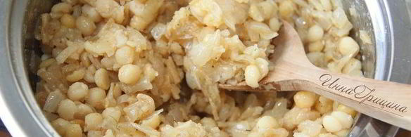 горошница с тушеными кореньями