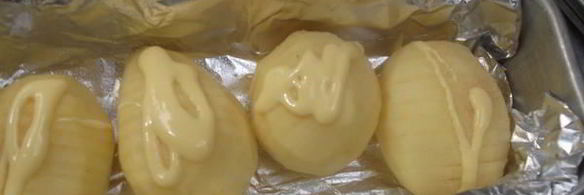 картофель hasselback