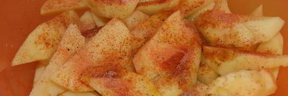 картофель печеный с паприкой