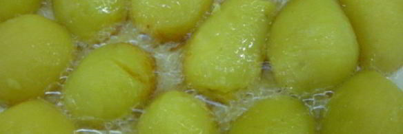 картофель с беконом и чесночком