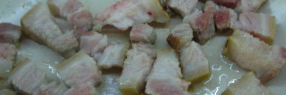 картофель с беконом и чесночком