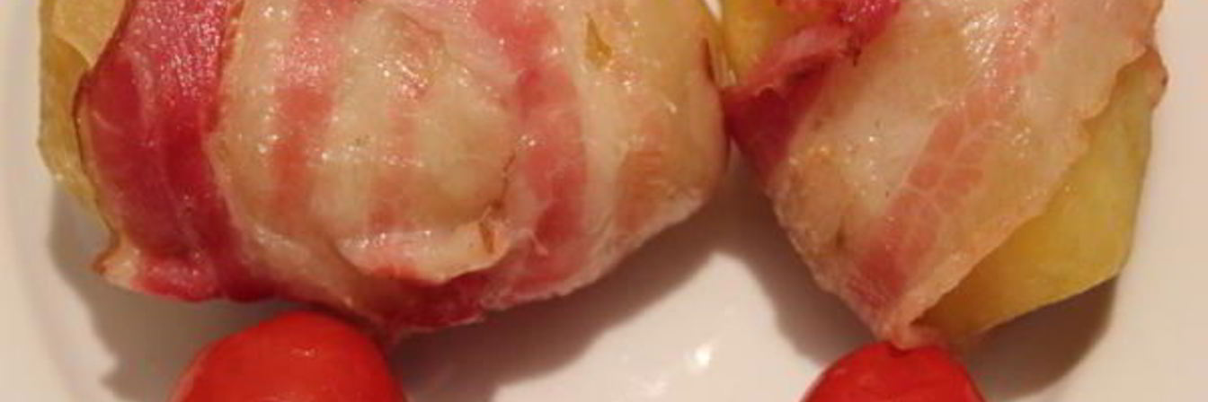 Картофель с беконом в аэрогриле