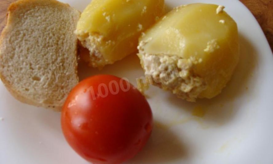 Рецепт картофеля с фаршем