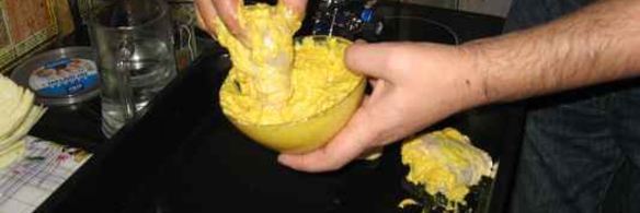 картофель с курицей в духовке