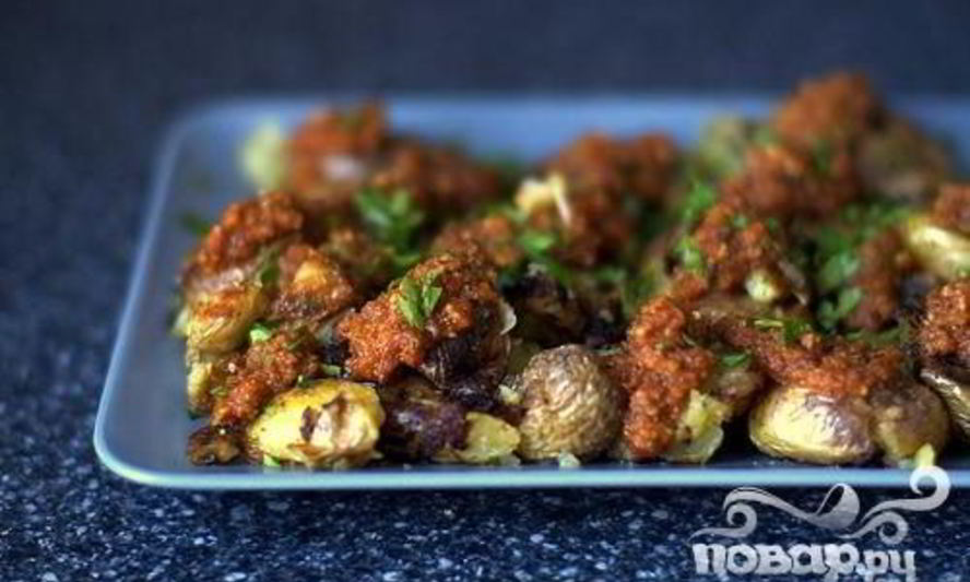 Рецепт картофеля с соусом чили