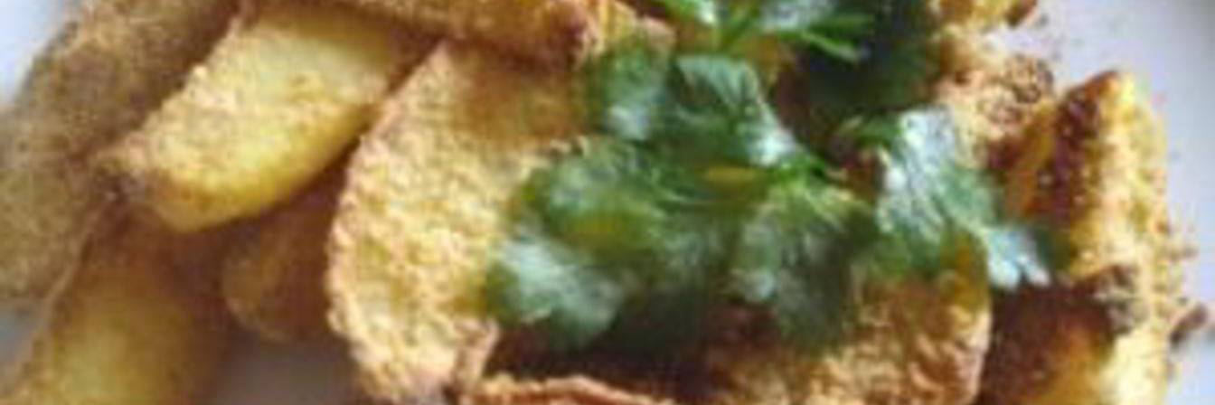 Картофель в сухарях