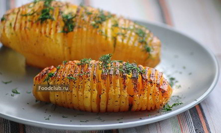 Рецепт картофеля веером