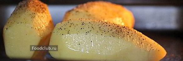 картофель веером