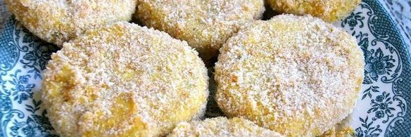 картофельно-рыбные крокеты с томатной сальсой