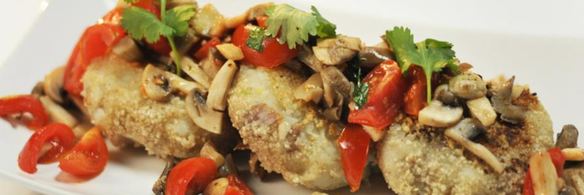 картофельные крокеты с грибами