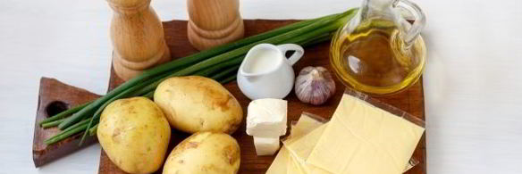 картошка-гармошка с сыром в духовке