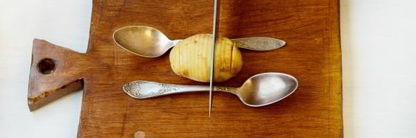 картошка-гармошка с сыром в духовке