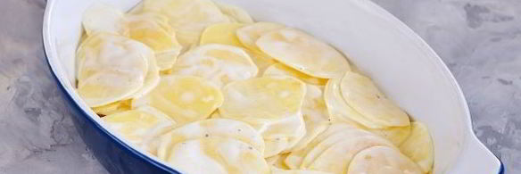 картошка с фаршем, сыром и майонезом в духовке